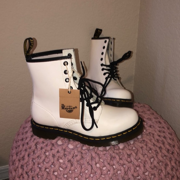 Brand New ice white Doc Martens. - Picture 1 of 5
